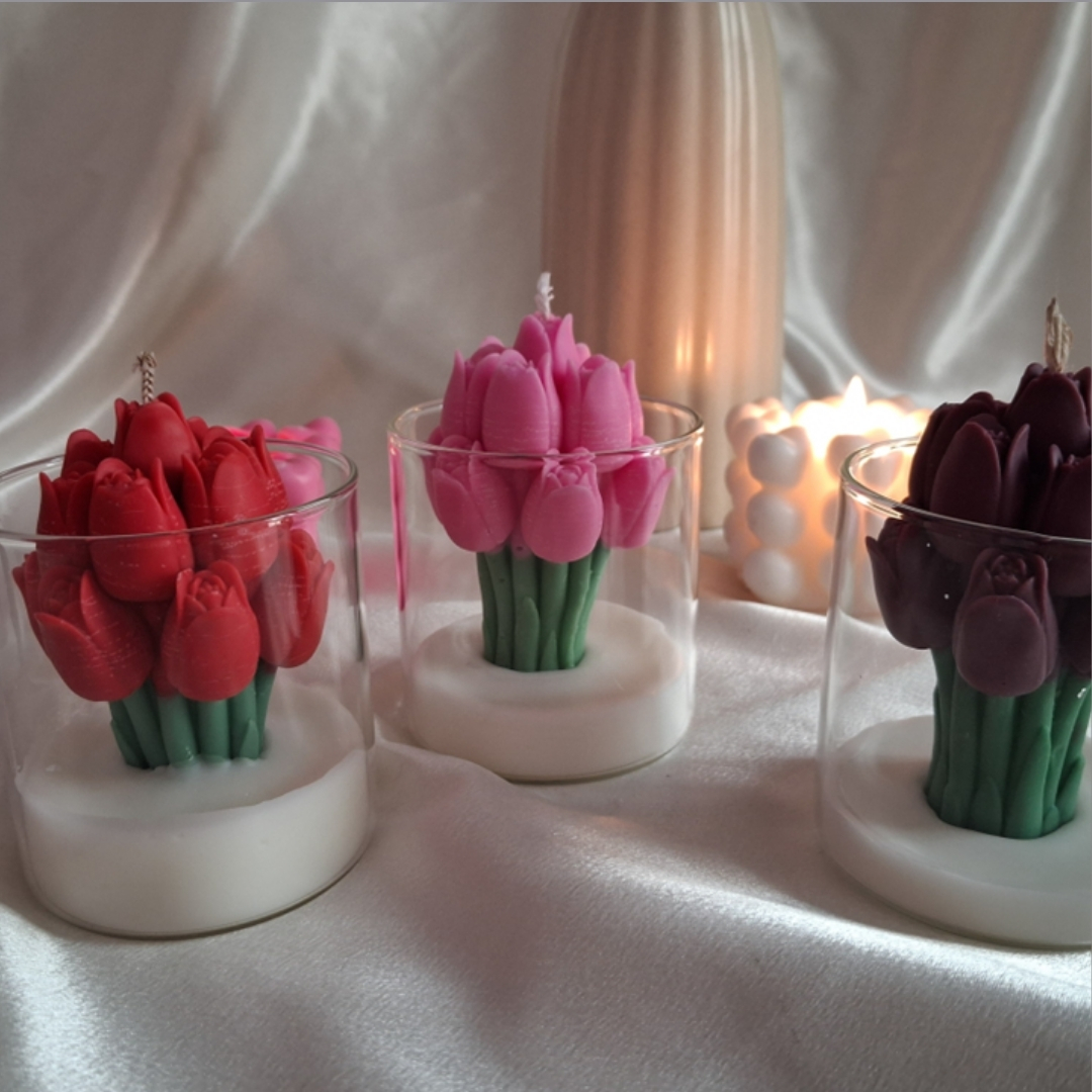 Tulip Jar Candle